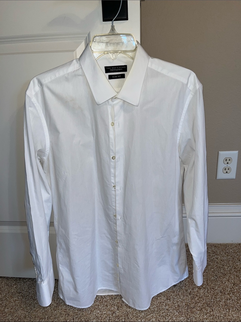 The Men's Store White Dress Shirt - Slim Fit